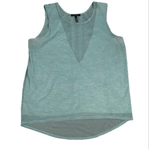 Women's KIND OF Sleeveless Top Light Blue Size Large